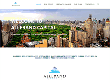 Tablet Screenshot of allerand.com